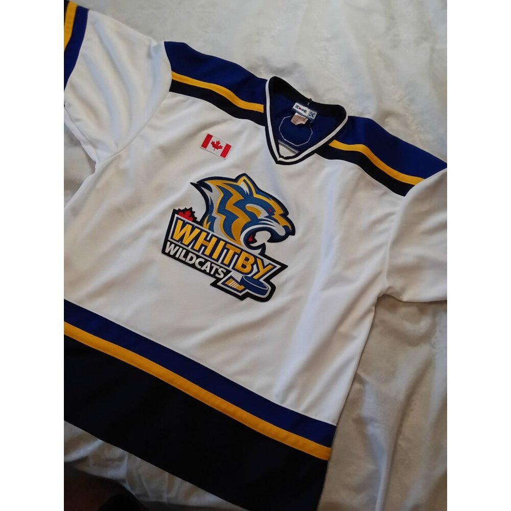 Whitby Wildcats Hockey Jersey XL Kobe Canada Adult Minor League